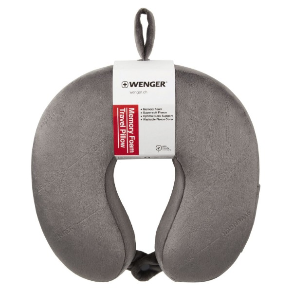 Фото - Подушка дорожная Wenger Memory Foam Travel Neck Pillow Gray (611884)