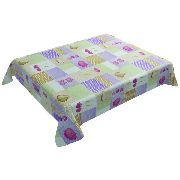 Фото - Скатертина прямокутна Werk Кольорова клітинка 120х150 см (WK-30009)