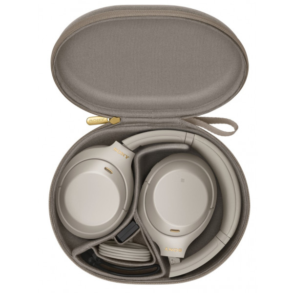 Фото - Навушники повнорозмірні бездротові Sony WH-1000XM4 Platinum Silver