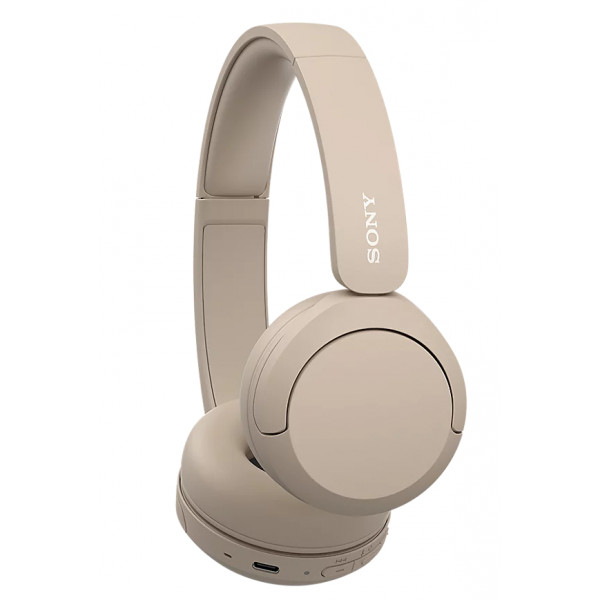 Фото - Навушники накладні бездротові Sony WH-CH520 Beige (WHCH520C.CE7)