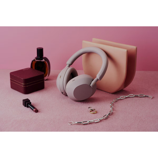 Фото - Навушники повнорозмірні бездротові Sony WH-1000XM5 Pink (WH1000XM5P.CE7)