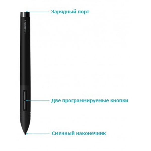 Фото - Перо для графічного планшета Huion P80 (new1060plus, 680TF, H610PRO, DWH69, WH1409)