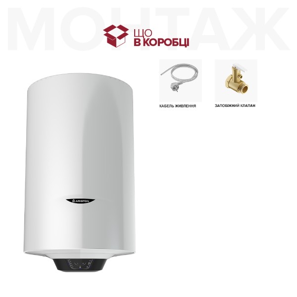 Фото - Водонагреватель Ariston PRO1 ECO 100 V 1,8K PL DRY