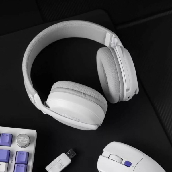 Фото - Гарнітура бездротова ігрова Proove Gaming Glimmer (APP) White/Purple (WHGL00022017)