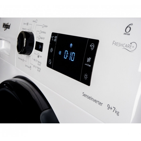 Фото - Прально-сушильна машина Whirlpool FWDG97168B EU