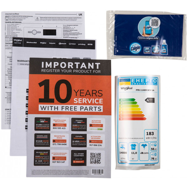 Фото - Стиральная машина Whirlpool FFB 11469 BCV UA