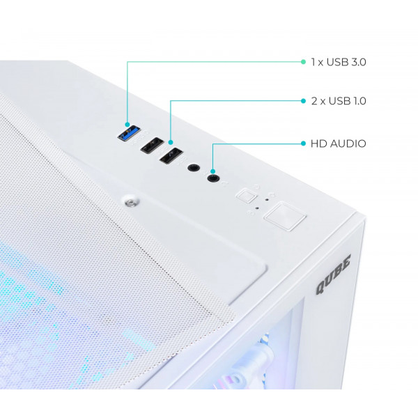 Фото - Корпус QUBE REEF ARGB White (REEF_GMNU3)