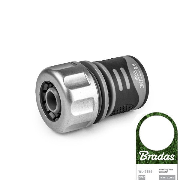 Фото - З'єднувач для шланга BRADAS Stop TPR 3/4" White Line (WL-2156)