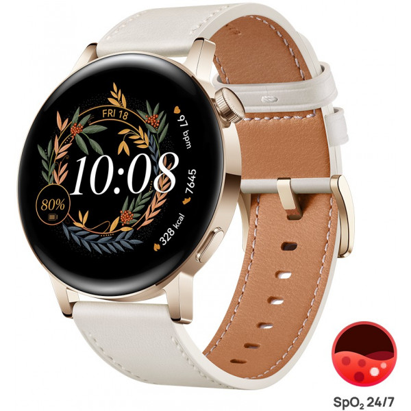 Фото - Смарт-годинник Huawei Watch GT3 42mm Frosty White