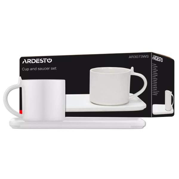 Фото - Чашка ARDESTO 250 мл White (AR3073WS)