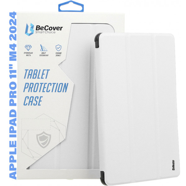 Фото - Чехол для планшета BeCover Smart Case for Apple iPad Pro 11'' M4 2024 White (711629)