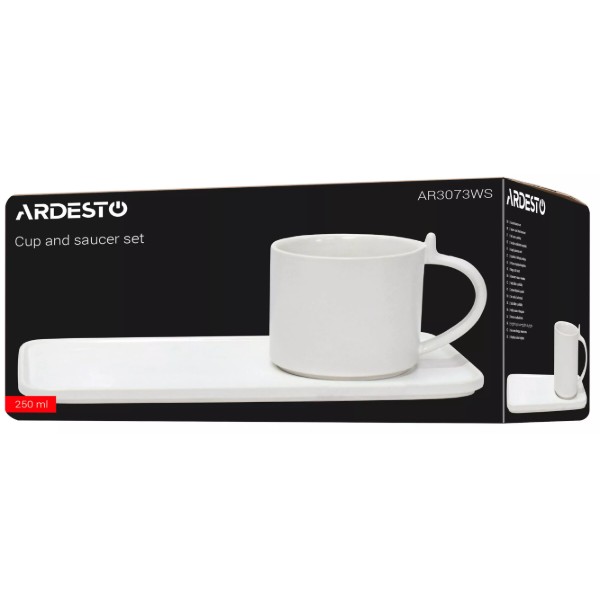 Фото - Чашка ARDESTO 250 мл White (AR3073WS)