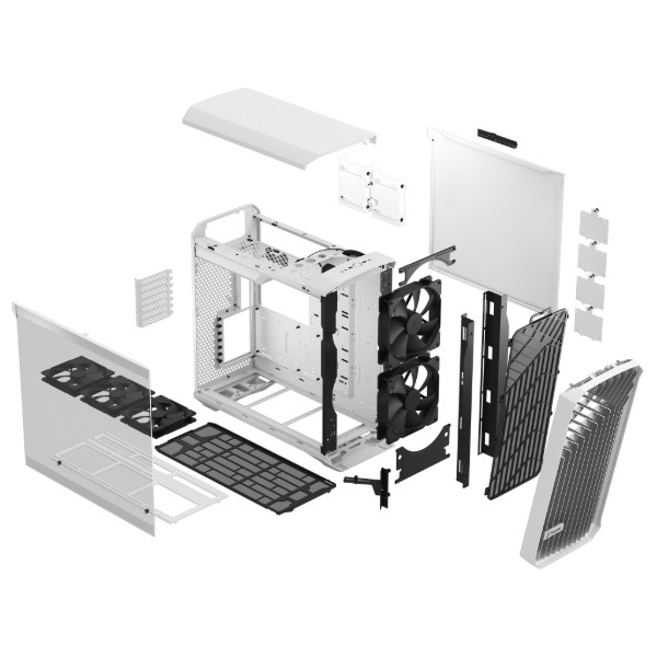 Фото - Корпус Fractal design ATX без БЖ Torrent White TG Clear Tint (FD-C-TOR1A-03)