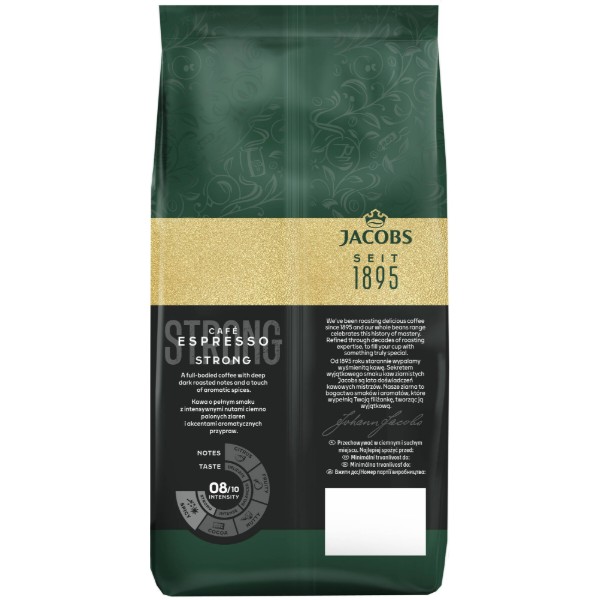 Фото - Кофе в зернах Jacobs Espresso 500г