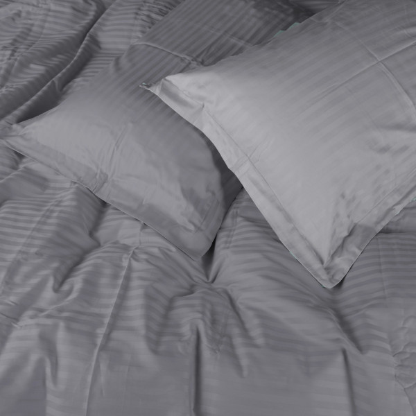 Фото - Комплект постільної білизни дитячий MirSon Satin Stripe 30-0010 + 30-0001 Widad 110х140 (2200005246450)