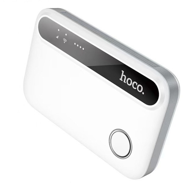 Фото - Маршрутизатор інтернет WiFi6+4G HOCO HI41 Mobile portable WiFi White (6942007647984)