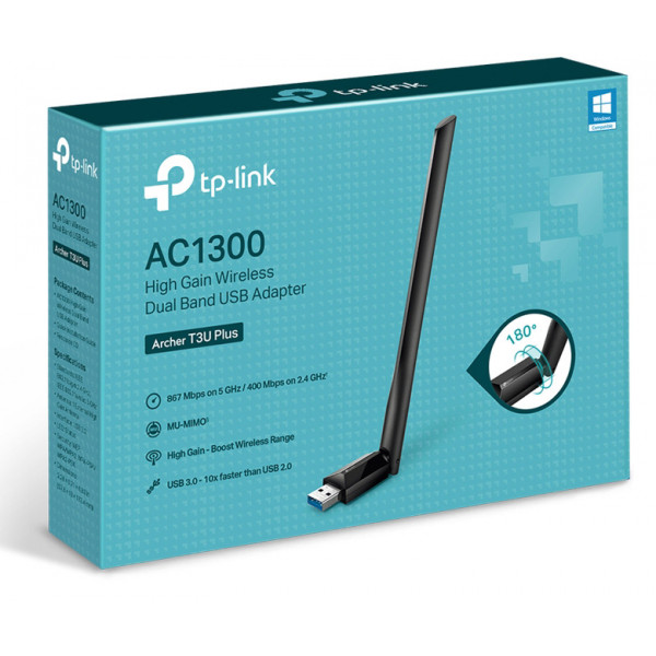 Фото - USB-адаптер мережі WiFi TP-Link Archer T3U Plus