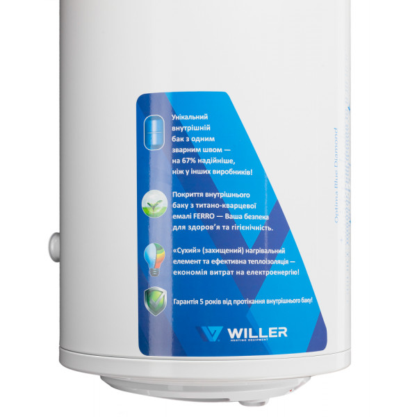Фото - Водонагрівач Willer EV100DR Optima
