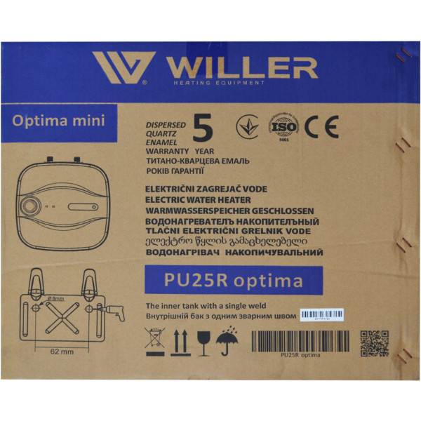 Фото - Водонагреватель Willer PU25R Optima Mini