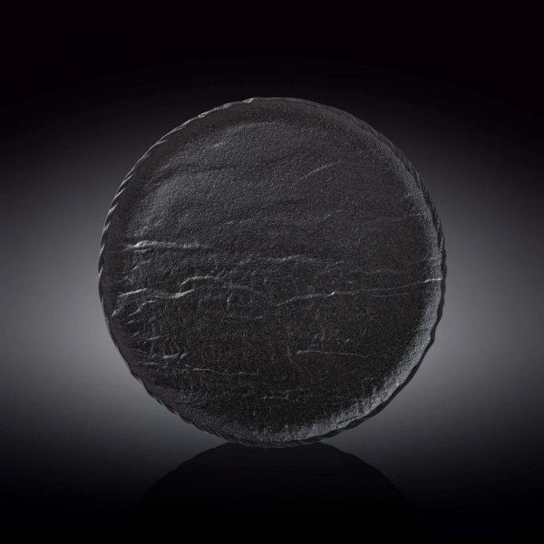 Фото - Тарілка обідня Wilmax Slatestone Black 28 см (WL-661127 / A)