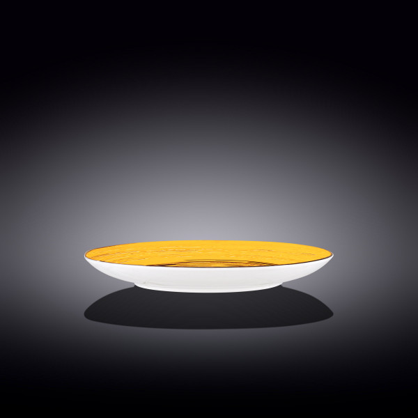 Фото - Тарілка обідня Wilmax Spiral Yellow 25.5 см (WL-669414 / A)