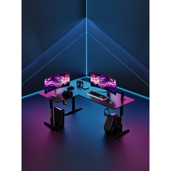 Фото - Стол компьютерный Anda Seat Wind Seeker Black (AD-D-PT-1600-01-B)