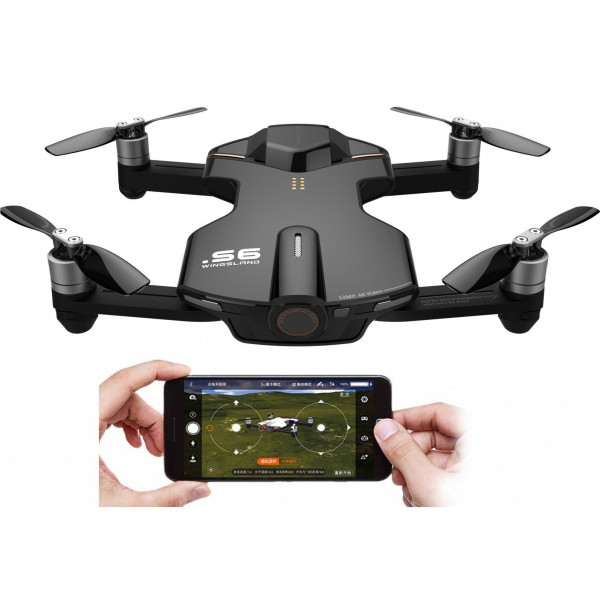 Фото - Квадрокоптер Wingsland S6 GPS 4K Pocket Drone (Black)