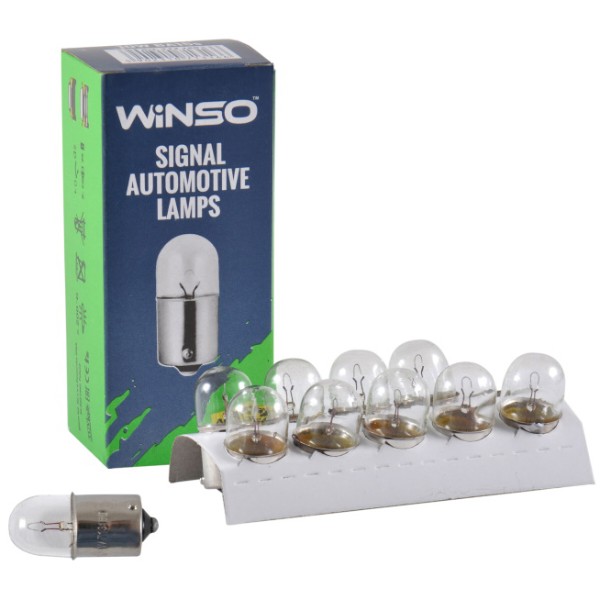Фото - Автолампа Winso 12V R5W 5W BA15s 10шт.уп. (713150)