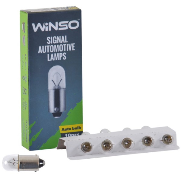 Фото - Автолампа Winso 12V T4W 4W BA9s 10 шт.уп. (713170)