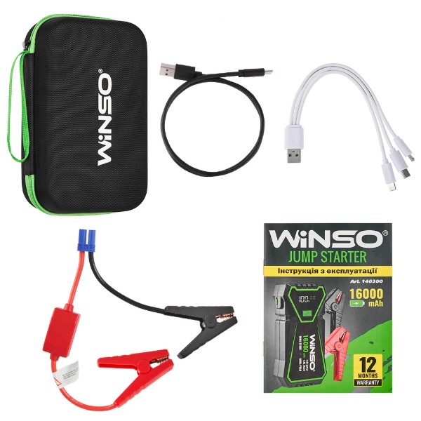 Фото - Пусковий пристрій Winso 16000mAh (140300)