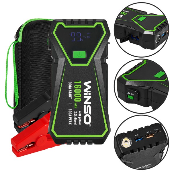 Фото - Пусковий пристрій Winso 16000mAh (140300)