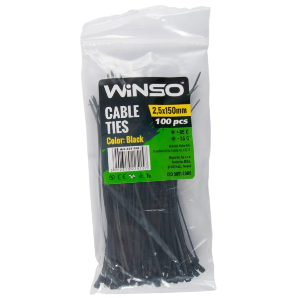 Фото - Набор хомутов Winso 2.5x150 (225150)