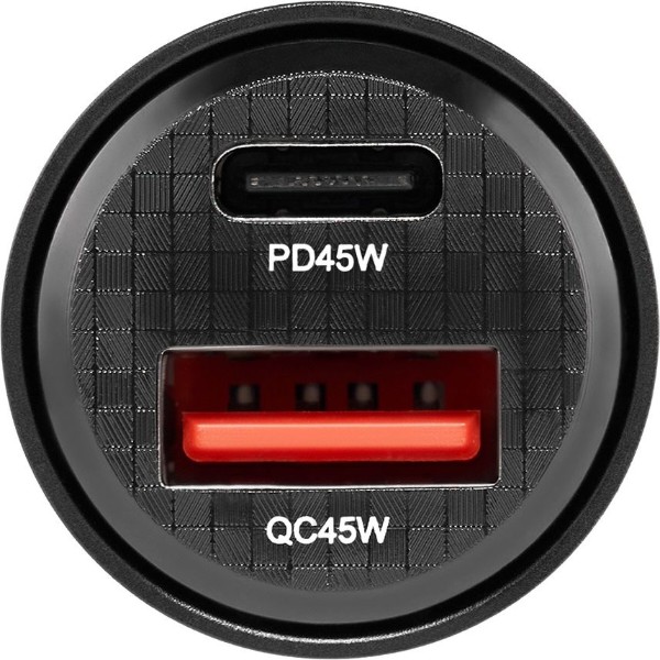 Фото - Автомобильное зарядное устройство Winso PRO 45W 1xUSB-C+1xUSB-A, transparent (223245)