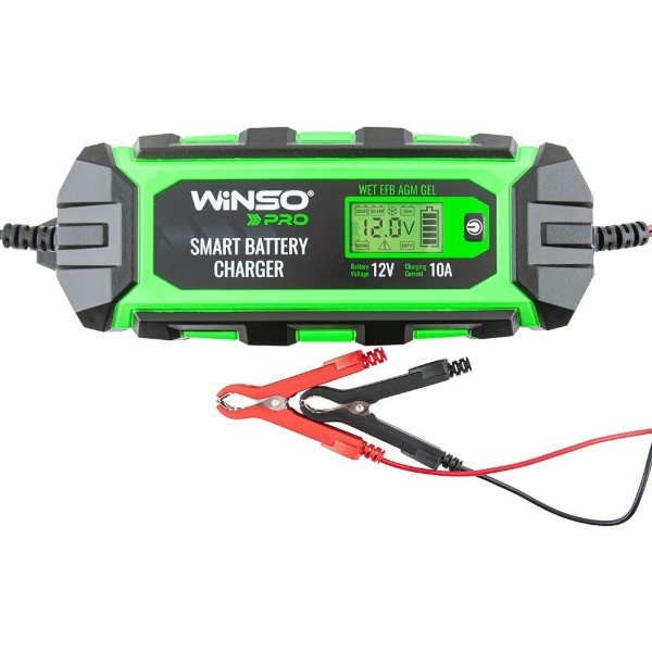 Фото - Пускозарядное устройство Winso PRO LCD 10A 12V 4-200Ah (139520)