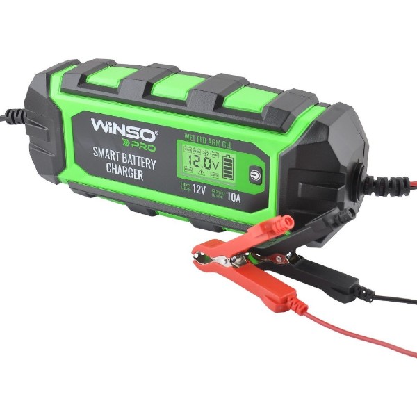 Фото - Пускозарядное устройство Winso PRO LCD 10A 12V 4-200Ah (139520)