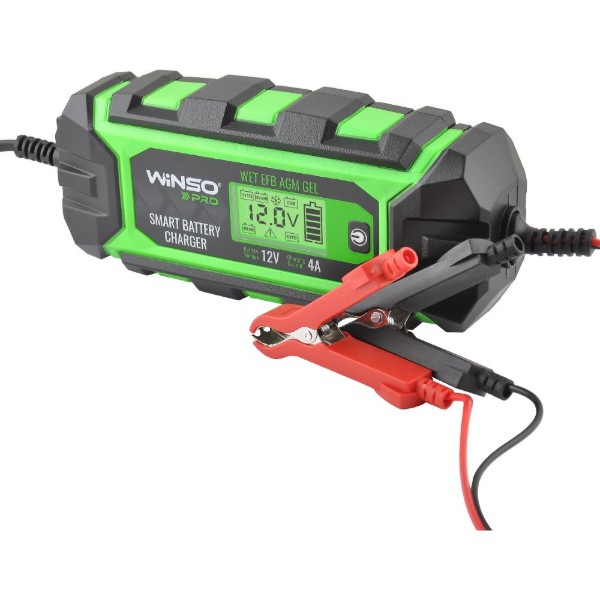 Фото - Пускозарядное устройство Winso PRO LCD 4A 12V 4-120Ah (139320)