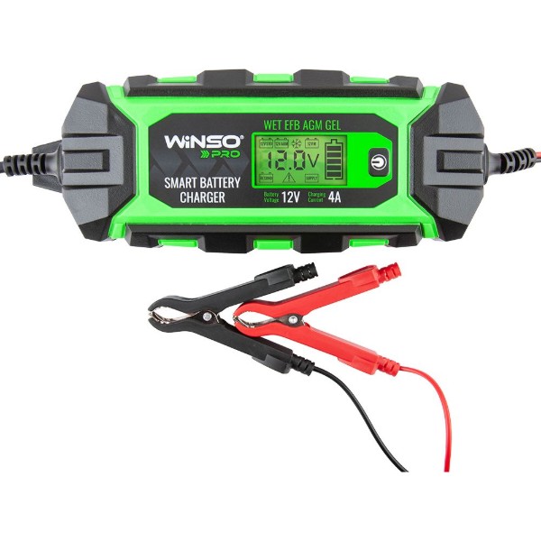 Фото - Пускозарядное устройство Winso PRO LCD 4A 12V 4-120Ah (139320)