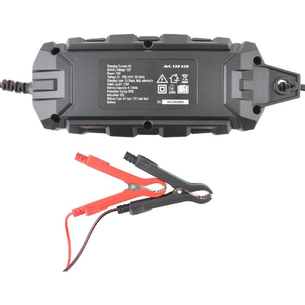 Фото - Пускозарядное устройство Winso PRO LCD 4A 12V 4-120Ah (139320)