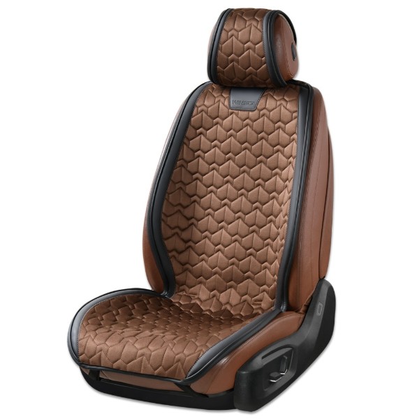 Фото - Комплект накидок на сидіння автомобіля Winso Pro SUPREME coffee-black 2 шт. (430410)