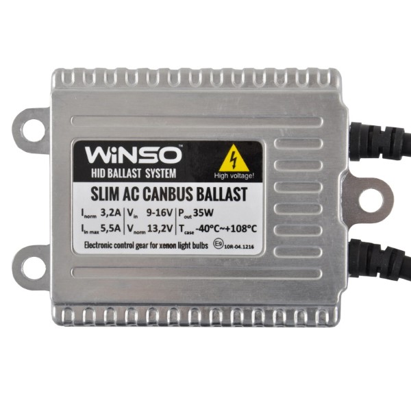 Фото - Автолампа Winso Slim AC CANBUS Ballast, 12V, 35W, KET (714200)