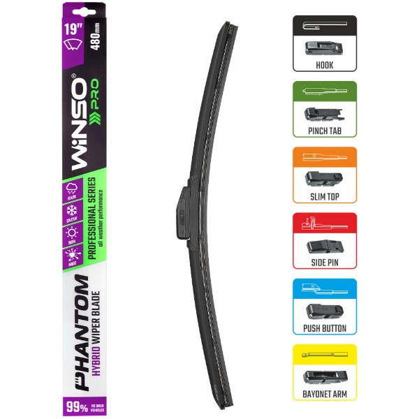 Фото - Щітка склоочисника Winso PRO PHANTOM 19/480 (118480)