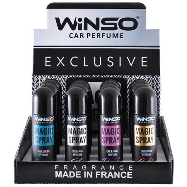Фото - Ароматизатор для авто Winso Magic Spray Exclusive 30 мл в асортименті (500006)