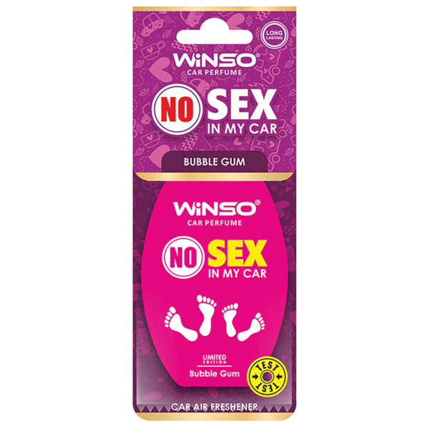 Фото - Ароматизатор для авто Winso NO Sex in My Car BUBBLE GUM (535840)