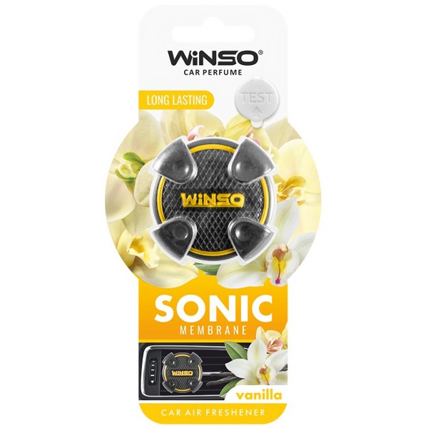 Фото - Ароматизатор для авто Sonic мембранний на дефлектор - Vanilla (531050)
