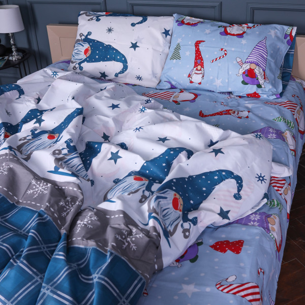 Фото - Наволочка MirSon Бязь 17-0679 Winter Wishes 70х70 см (2200010218367)