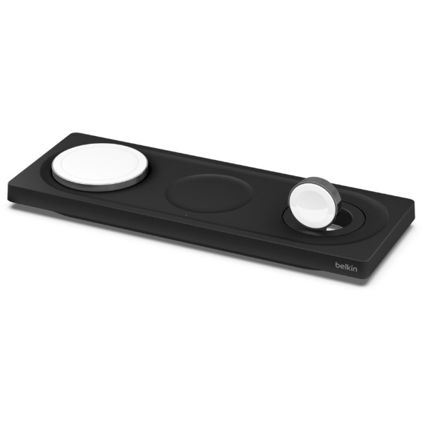 Фото - Беспроводное зарядное устройство Belkin MagSafe 3in1 Black (WIZ016VFBK)