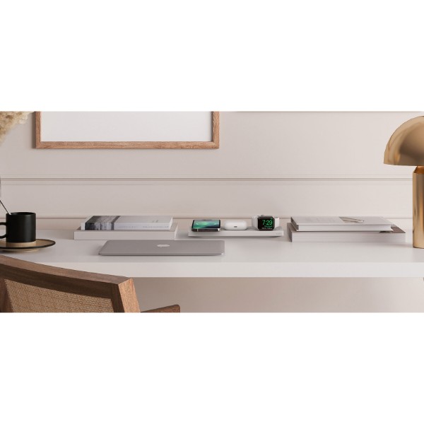 Фото - Бездротовий зарядний пристрій Belkin MagSafe 3in1 White (WIZ016VFWH)