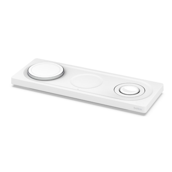 Фото - Бездротовий зарядний пристрій Belkin MagSafe 3in1 White (WIZ016VFWH)