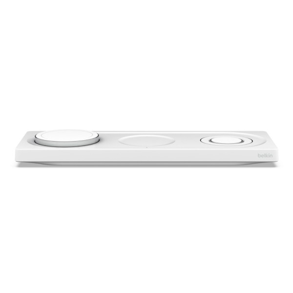 Фото - Бездротовий зарядний пристрій Belkin MagSafe 3in1 White (WIZ016VFWH)