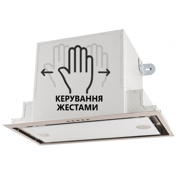 Фото - Вытяжка встраиваемая Akpo WK-12 Neva Glass 1200 Inox+White 60